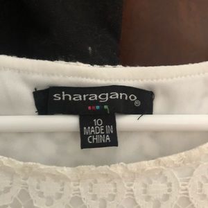 Long White lace dress